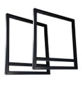 Ver imagem 1 de Suporte Prateleira Fixação teto 25 cm Preto Par