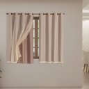 Ver imagem 2 de Cortina Blackout com Voil 2,80M x 1,60M Avela Casa Dona