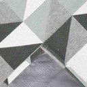 Ver imagem 3 de Tapete Dallas Sala Quarto Antiderrapante Geométrico 132x200cm Verde Casa Dona