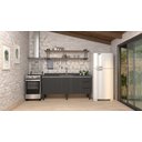 Ver imagem 3 de Gabinete Armário Cozinha Jupter Cozimax 2.00 Mt 100% Aço P/ Pia -Balção 200 cm -4 Portas- 3 Gavetas