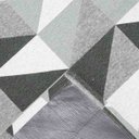 Ver imagem 3 de Tapete Dallas Sala Quarto Antiderrapante Geométrico 132x100cm Verde Casa Dona