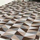 Ver imagem 4 de Tapete Dallas Sala Quarto Antiderrapante Geométrico 132x300cm Caramelo Casa Dona