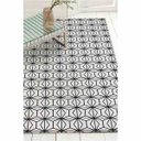 Ver imagem 3 de Tapete Cannes Sala Quarto Antiderrapante Geométrico 132x250cm Cru Casa Dona