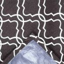 Ver imagem 3 de Tapete Casablanca Sala Quarto Antiderrapante Geométrico 132x250cm Caramelo Casa Dona