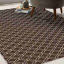 Ver imagem 1 de Tapete Casablanca Sala Quarto Antiderrapante Geométrico 132x250cm Caramelo Casa Dona