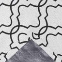 Ver imagem 3 de Tapete Casablanca Sala Quarto Antiderrapante Geométrico 132x100cm Cru Casa Dona