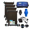 KIT AQUECIMENTO SOLAR PISCINA 19 PLACAS 3MT+ CONTROL+ VALVS - 1