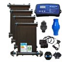 Ver imagem 1 de Kit Aquecimento Solar Piscina 12 Placas 2mt+ Control+ Valvs