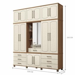 Jogo de Quarto Completo Orlando Jatoba Areia - 2