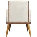 Ver imagem 4 de Kit 10 Poltrona para Recepção Lis Corino e Suede Cores - Bege, Suede/corino