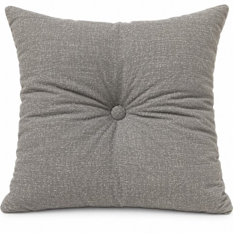 Almofadas com Botão para Sofás e Camas Decorativas un. Diversas Cores Macias:Marrom