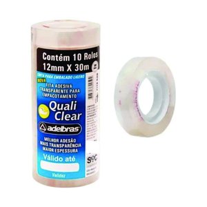 Fita Adesiva 12x30 Transp C-10 Ref 504
