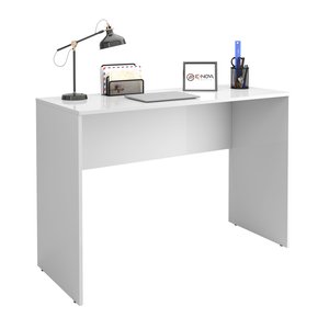Mesa Escrivaninha para Estudos Branco Escritório Home Office