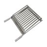 Grelha Parrilha Argentina Aço Inox com Caixa Gordura 50x50cm - 1