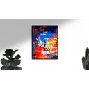 Ver imagem 3 de Quadro Abstrato Pompéia 40x60 Borda Infinita