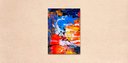 Ver imagem 2 de Quadro Abstrato Pompéia 60x90 Borda Infinita