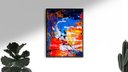 Ver imagem 4 de Quadro Abstrato Pompéia 100x150 Borda Infinita