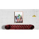 Ver imagem 4 de Quadro Abstrato  Vingadores  60x90 Borda Infinita