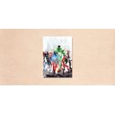 Ver imagem 3 de Quadro Abstrato  Vingadores  60x90 Borda Infinita