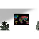 Ver imagem 3 de Quadro Nações do Mundo 80x120 Borda Infinita