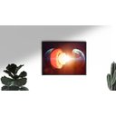 Ver imagem 4 de Quadro  Planeta em Camadas  60x90 Borda Infinita