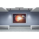 Ver imagem 3 de Quadro  Planeta em Camadas  60x90 Borda Infinita
