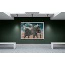 Ver imagem 3 de Quadro Floresta Elefante 60x90 Borda Infinita