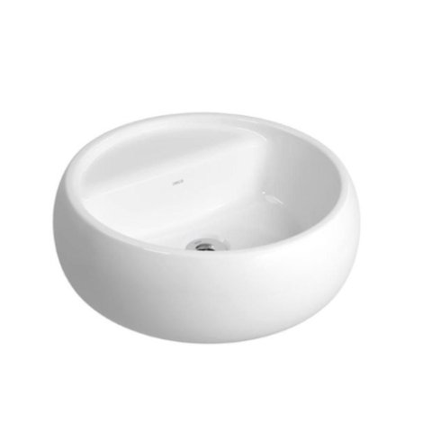 Cuba Redonda de Apoio para Banheiro com Deck Bold 40cm Branco - Deca