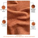 Ver imagem 4 de Tecido Rústico Bouclê Terracota Para Poltrona Puff Cabeceira Estofados Decoração T02 Metro - Lyam