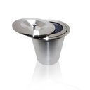 Ver imagem 2 de Lixeira de Pia e Bancada em Aço Inox 5L de Embutir