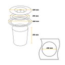 Ver imagem 4 de Lixeira de Pia e Bancada em Aço Inox 5L de Embutir