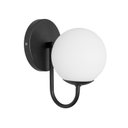 Ver imagem 1 de Arandela Luminária Ignis P Globo 12 Cm Moderno Preto 003