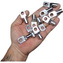 Ver imagem 2 de Kit 10 Terminal Tm Olhal de Compressão para Cabo Fio de 50mm Cobre Estanhado Sc50-10