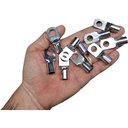 Ver imagem 3 de Kit 10 Terminal Tm Olhal de Compressão para Cabo Fio de 50mm Cobre Estanhado Sc50-10