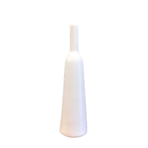 Garrafa / Jarra Contemporânea Decorativa Em Cerâmica Luiz Salvador - Unidade Off White