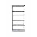 Ver imagem 3 de Estante Armário Organizador Industrial Aço Galvanizado 190x90 6 Bandejas Prateleiras