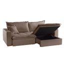 Ver imagem 7 de Sofá Retrátil com Baú Ref 47 - 2500-b Messina