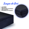 Cama Box Baú Solteiro 88x188x34 Cm Suede com Pistão a Gás - 6