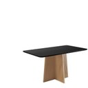 Ver imagem 1 de Mesa para Sala de Jantar 160x90cm Isa Amarelo/Mel/Preto
