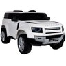 Mini Carro Elétrico Infantil Land Rover Defender Bateria 12v Branco Motorizado Importway Bw-271br Bw - 2