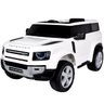 Mini Carro Elétrico Infantil Land Rover Defender Bateria 12v Branco Motorizado Importway Bw-271br Bw - 1