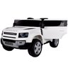 Mini Carro Elétrico Infantil Land Rover Defender Bateria 12v Branco Motorizado Importway Bw-271br Bw - 4