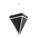 Ver imagem 3 de Vaso de Parede Triangular Preto e Branco - Suporte Aramado