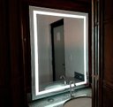 Ver imagem 3 de Espelho 80x100 cm LED 3 Cores 6500k Banheiro com Desembaçador Função Desembaçadora 100x80
