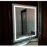 Espelho 80 X 100 Cm Led 3 Cores 6500k Banheiro com Desembaçador Desembaçante 80x100 0,80 X 1,00 - 2