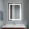 Espelho 80 X 100 Cm Led 3 Cores 6500k Banheiro com Desembaçador Desembaçante 80x100 0,80 X 1,00 - 5