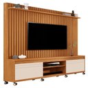 Ver imagem 2 de Estante Home para Tv até 65 Polegadas Orion 220cm Nature com Offwhite - Rede Móveis