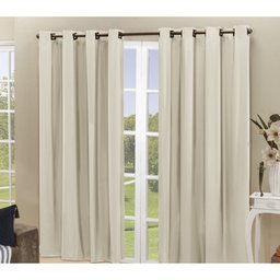 Cortina Blackout PVC 2,80 m x 2,30 m - Bege - 3