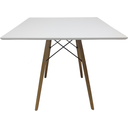 Ver imagem 1 de Mesa Jantar Quadrada Eiffel 80cm Branco Mdf Charles Eames