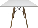 Ver imagem 1 de Mesa Jantar Quadrada Eiffel 80cm Branco Mdf Charles Eames